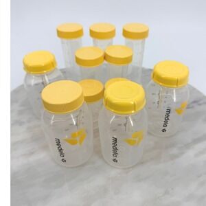 Medela Breast Milk Storage Bottle and Collection Tube Set 11 Piece BPA Free